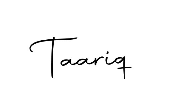 Taariq stylish signature style. Best Handwritten Sign (Autography-DOLnW) for my name. Handwritten Signature Collection Ideas for my name Taariq. Taariq signature style 10 images and pictures png