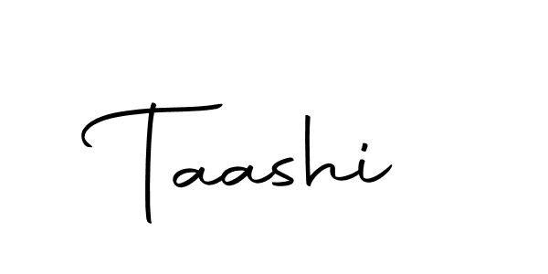 Use a signature maker to create a handwritten signature online. With this signature software, you can design (Autography-DOLnW) your own signature for name Taashi. Taashi signature style 10 images and pictures png