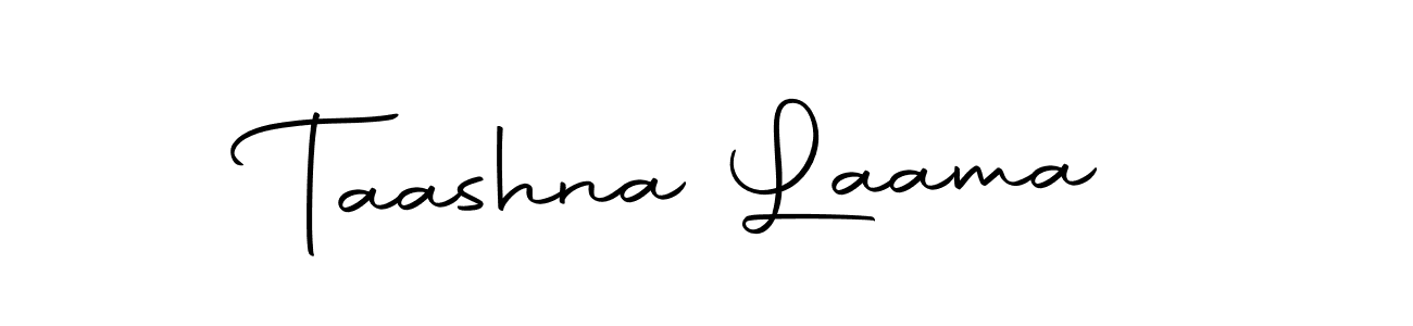 Use a signature maker to create a handwritten signature online. With this signature software, you can design (Autography-DOLnW) your own signature for name Taashna Laama. Taashna Laama signature style 10 images and pictures png