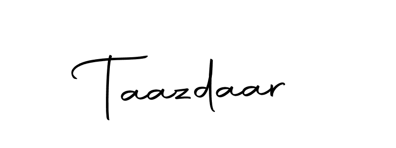 Also You can easily find your signature by using the search form. We will create Taazdaar name handwritten signature images for you free of cost using Autography-DOLnW sign style. Taazdaar signature style 10 images and pictures png