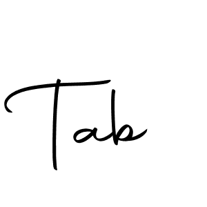 How to make Tab signature? Autography-DOLnW is a professional autograph style. Create handwritten signature for Tab name. Tab signature style 10 images and pictures png