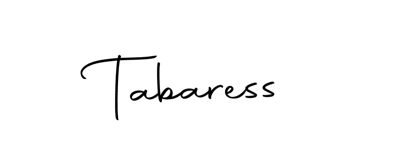 How to make Tabaress name signature. Use Autography-DOLnW style for creating short signs online. This is the latest handwritten sign. Tabaress signature style 10 images and pictures png