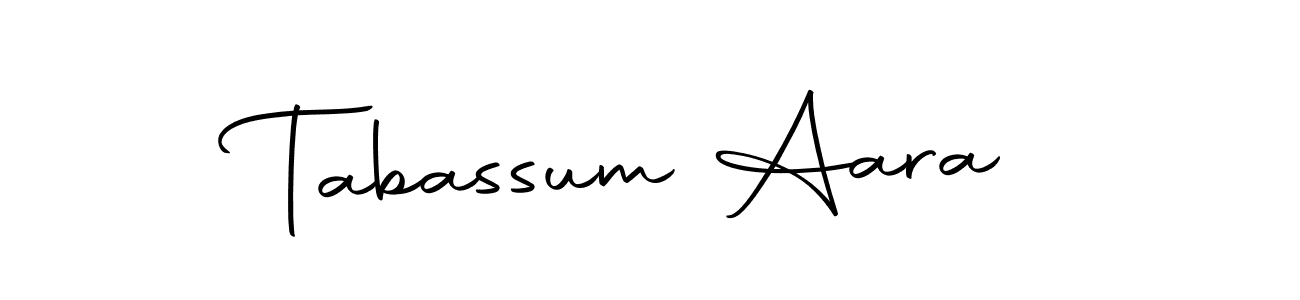 You should practise on your own different ways (Autography-DOLnW) to write your name (Tabassum Aara) in signature. don't let someone else do it for you. Tabassum Aara signature style 10 images and pictures png