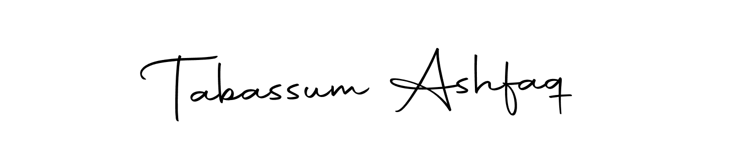 Create a beautiful signature design for name Tabassum Ashfaq. With this signature (Autography-DOLnW) fonts, you can make a handwritten signature for free. Tabassum Ashfaq signature style 10 images and pictures png