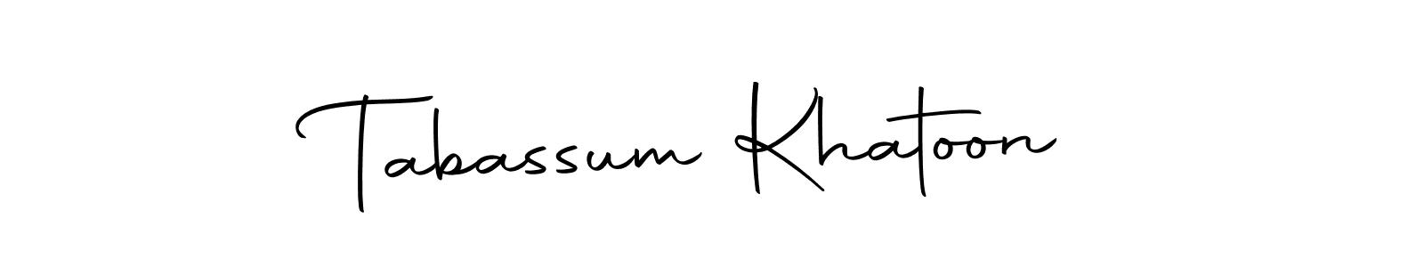 Similarly Autography-DOLnW is the best handwritten signature design. Signature creator online .You can use it as an online autograph creator for name Tabassum Khatoon. Tabassum Khatoon signature style 10 images and pictures png