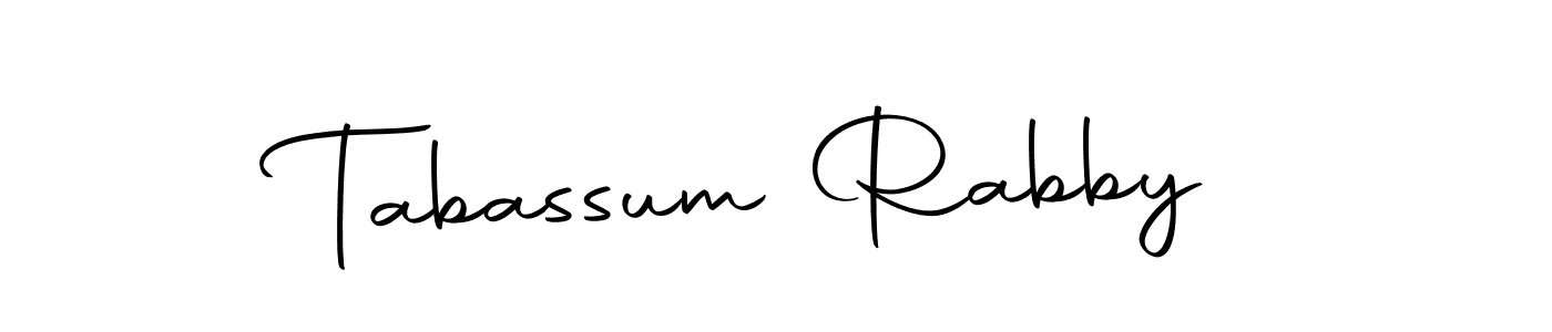 It looks lik you need a new signature style for name Tabassum Rabby. Design unique handwritten (Autography-DOLnW) signature with our free signature maker in just a few clicks. Tabassum Rabby signature style 10 images and pictures png