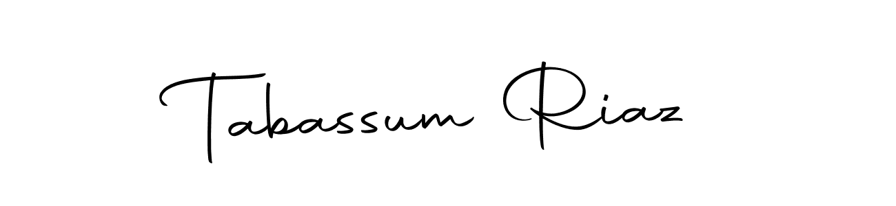 Design your own signature with our free online signature maker. With this signature software, you can create a handwritten (Autography-DOLnW) signature for name Tabassum Riaz. Tabassum Riaz signature style 10 images and pictures png