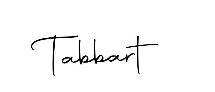 Design your own signature with our free online signature maker. With this signature software, you can create a handwritten (Autography-DOLnW) signature for name Tabbart. Tabbart signature style 10 images and pictures png