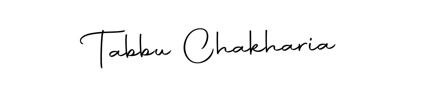 Create a beautiful signature design for name Tabbu Chakharia. With this signature (Autography-DOLnW) fonts, you can make a handwritten signature for free. Tabbu Chakharia signature style 10 images and pictures png