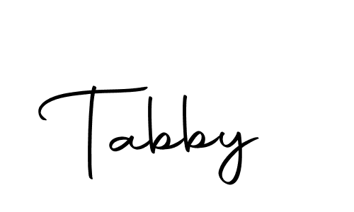 Use a signature maker to create a handwritten signature online. With this signature software, you can design (Autography-DOLnW) your own signature for name Tabby. Tabby signature style 10 images and pictures png