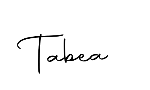 Design your own signature with our free online signature maker. With this signature software, you can create a handwritten (Autography-DOLnW) signature for name Tabea. Tabea signature style 10 images and pictures png