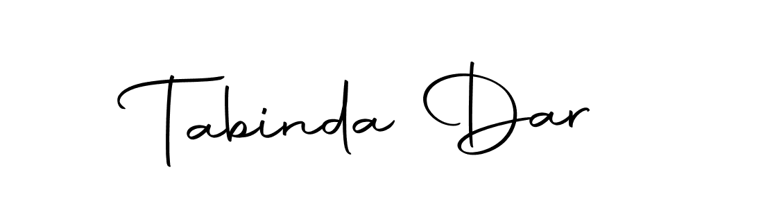 Make a beautiful signature design for name Tabinda Dar. With this signature (Autography-DOLnW) style, you can create a handwritten signature for free. Tabinda Dar signature style 10 images and pictures png