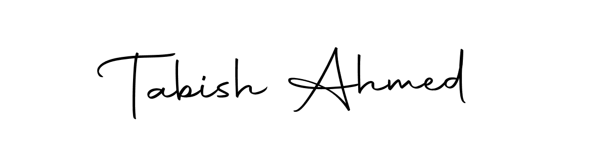 How to make Tabish Ahmed signature? Autography-DOLnW is a professional autograph style. Create handwritten signature for Tabish Ahmed name. Tabish Ahmed signature style 10 images and pictures png