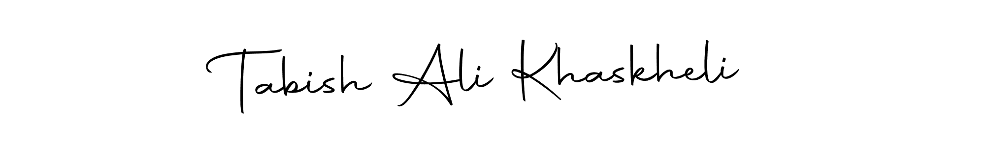 Make a short Tabish Ali Khaskheli signature style. Manage your documents anywhere anytime using Autography-DOLnW. Create and add eSignatures, submit forms, share and send files easily. Tabish Ali Khaskheli signature style 10 images and pictures png