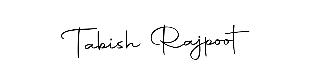 Design your own signature with our free online signature maker. With this signature software, you can create a handwritten (Autography-DOLnW) signature for name Tabish Rajpoot. Tabish Rajpoot signature style 10 images and pictures png