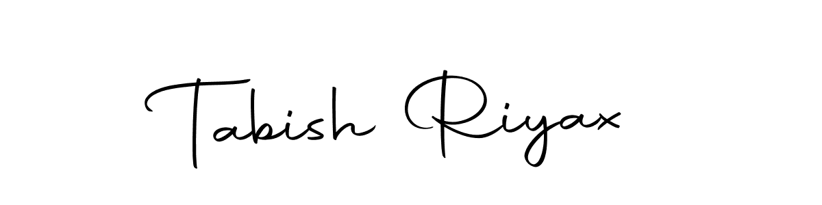 Similarly Autography-DOLnW is the best handwritten signature design. Signature creator online .You can use it as an online autograph creator for name Tabish Riyax. Tabish Riyax signature style 10 images and pictures png