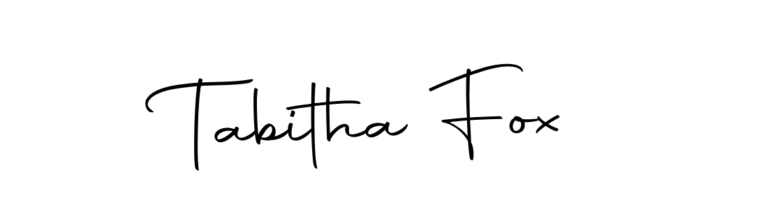 Use a signature maker to create a handwritten signature online. With this signature software, you can design (Autography-DOLnW) your own signature for name Tabitha Fox. Tabitha Fox signature style 10 images and pictures png