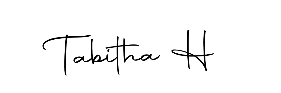 if you are searching for the best signature style for your name Tabitha H. so please give up your signature search. here we have designed multiple signature styles  using Autography-DOLnW. Tabitha H signature style 10 images and pictures png
