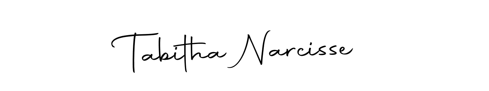 if you are searching for the best signature style for your name Tabitha Narcisse. so please give up your signature search. here we have designed multiple signature styles  using Autography-DOLnW. Tabitha Narcisse signature style 10 images and pictures png