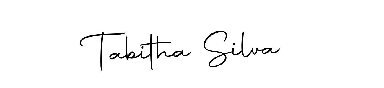 You should practise on your own different ways (Autography-DOLnW) to write your name (Tabitha Silva) in signature. don't let someone else do it for you. Tabitha Silva signature style 10 images and pictures png