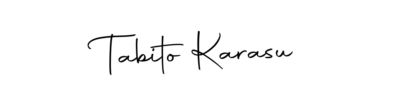 Make a beautiful signature design for name Tabito Karasu. With this signature (Autography-DOLnW) style, you can create a handwritten signature for free. Tabito Karasu signature style 10 images and pictures png