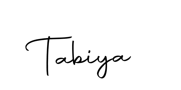 Make a beautiful signature design for name Tabiya. With this signature (Autography-DOLnW) style, you can create a handwritten signature for free. Tabiya signature style 10 images and pictures png