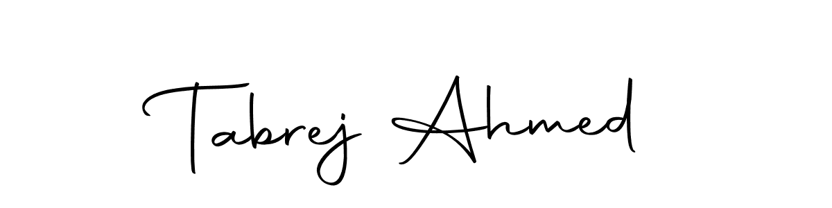 It looks lik you need a new signature style for name Tabrej Ahmed. Design unique handwritten (Autography-DOLnW) signature with our free signature maker in just a few clicks. Tabrej Ahmed signature style 10 images and pictures png