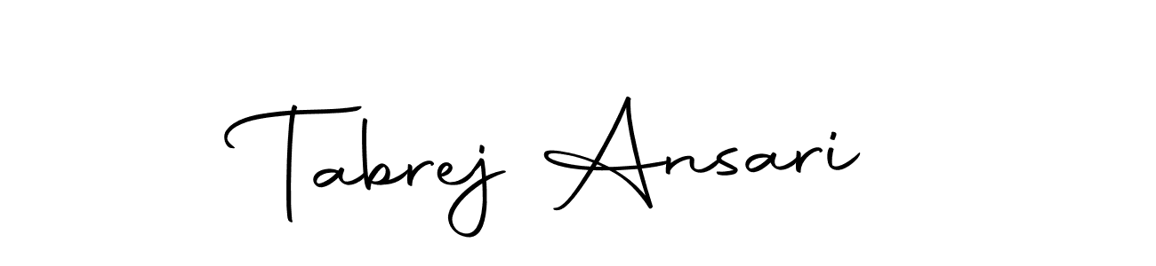Autography-DOLnW is a professional signature style that is perfect for those who want to add a touch of class to their signature. It is also a great choice for those who want to make their signature more unique. Get Tabrej Ansari name to fancy signature for free. Tabrej Ansari signature style 10 images and pictures png