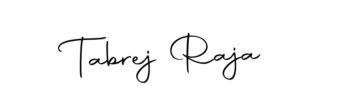 Also we have Tabrej Raja name is the best signature style. Create professional handwritten signature collection using Autography-DOLnW autograph style. Tabrej Raja signature style 10 images and pictures png