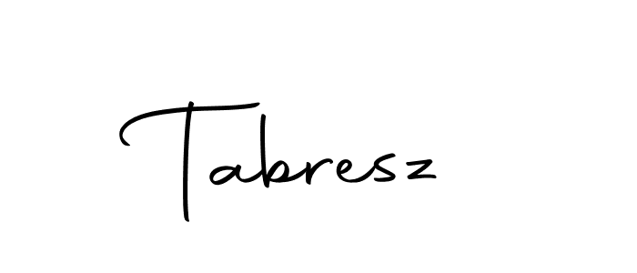 Make a beautiful signature design for name Tabresz. Use this online signature maker to create a handwritten signature for free. Tabresz signature style 10 images and pictures png