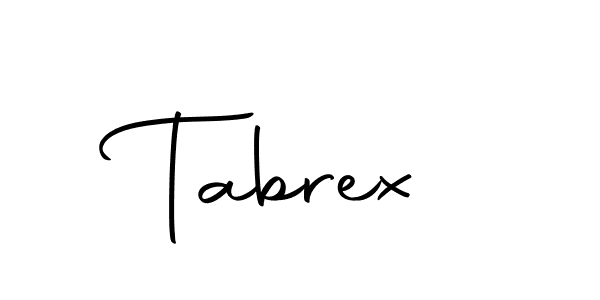 How to make Tabrex signature? Autography-DOLnW is a professional autograph style. Create handwritten signature for Tabrex name. Tabrex signature style 10 images and pictures png
