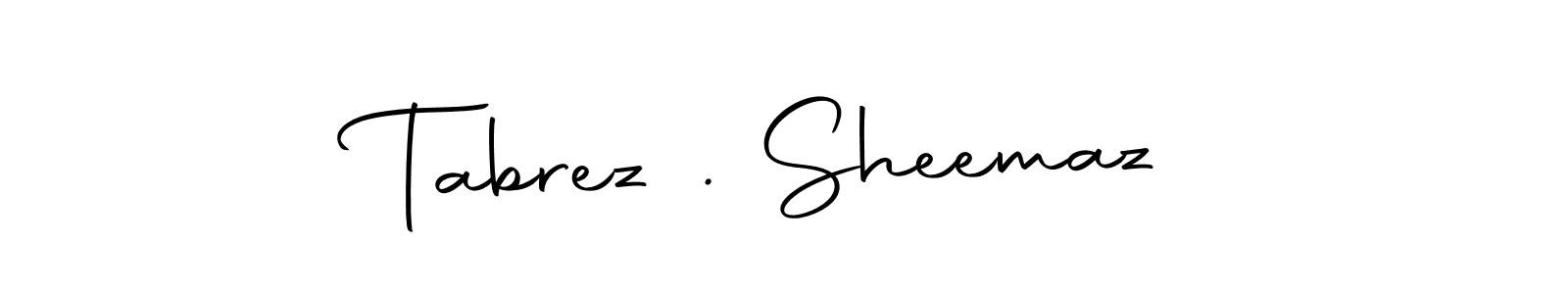 It looks lik you need a new signature style for name Tabrez . Sheemaz. Design unique handwritten (Autography-DOLnW) signature with our free signature maker in just a few clicks. Tabrez . Sheemaz signature style 10 images and pictures png