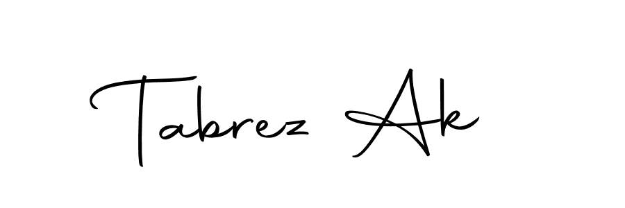 You can use this online signature creator to create a handwritten signature for the name Tabrez Ak. This is the best online autograph maker. Tabrez Ak signature style 10 images and pictures png