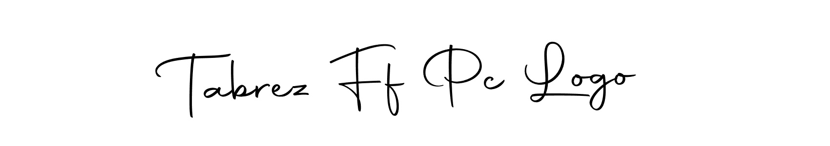 How to make Tabrez Ff Pc Logo name signature. Use Autography-DOLnW style for creating short signs online. This is the latest handwritten sign. Tabrez Ff Pc Logo signature style 10 images and pictures png