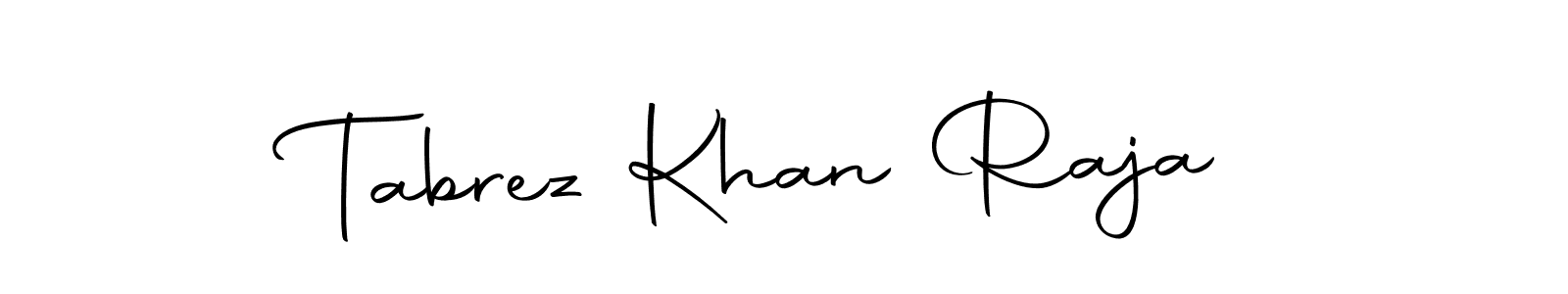Similarly Autography-DOLnW is the best handwritten signature design. Signature creator online .You can use it as an online autograph creator for name Tabrez Khan Raja. Tabrez Khan Raja signature style 10 images and pictures png