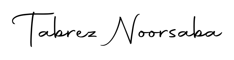 Upgrade your professional image with Tabrez Noorsaba signature created with Autography-DOLnW font. Fast, free, and watermark-free download. Tabrez Noorsaba signature style 10 images and pictures png