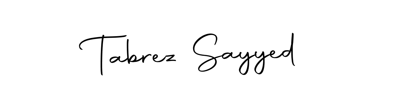 Make a beautiful signature design for name Tabrez Sayyed. Use this online signature maker to create a handwritten signature for free. Tabrez Sayyed signature style 10 images and pictures png