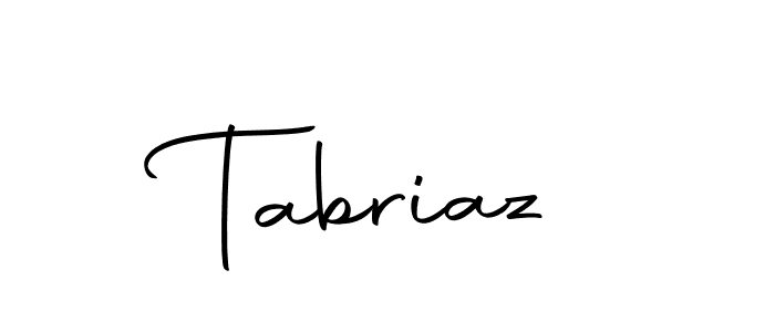 Make a beautiful signature design for name Tabriaz. With this signature (Autography-DOLnW) style, you can create a handwritten signature for free. Tabriaz signature style 10 images and pictures png