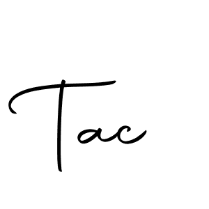 Design your own signature with our free online signature maker. With this signature software, you can create a handwritten (Autography-DOLnW) signature for name Tac. Tac signature style 10 images and pictures png