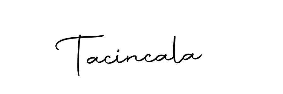 if you are searching for the best signature style for your name Tacincala. so please give up your signature search. here we have designed multiple signature styles  using Autography-DOLnW. Tacincala signature style 10 images and pictures png