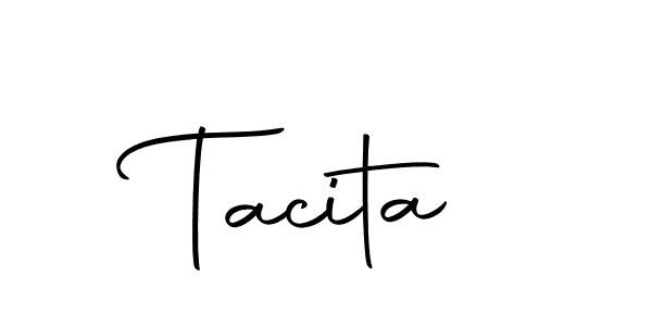 Make a beautiful signature design for name Tacita. With this signature (Autography-DOLnW) style, you can create a handwritten signature for free. Tacita signature style 10 images and pictures png