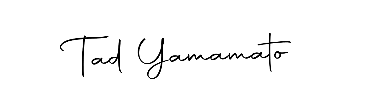 You should practise on your own different ways (Autography-DOLnW) to write your name (Tad Yamamato) in signature. don't let someone else do it for you. Tad Yamamato signature style 10 images and pictures png