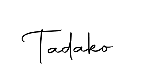 You should practise on your own different ways (Autography-DOLnW) to write your name (Tadako) in signature. don't let someone else do it for you. Tadako signature style 10 images and pictures png