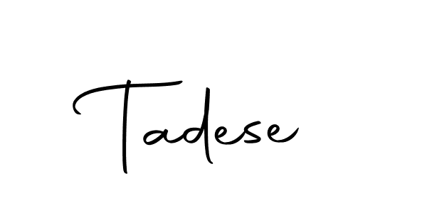 Make a beautiful signature design for name Tadese. Use this online signature maker to create a handwritten signature for free. Tadese signature style 10 images and pictures png