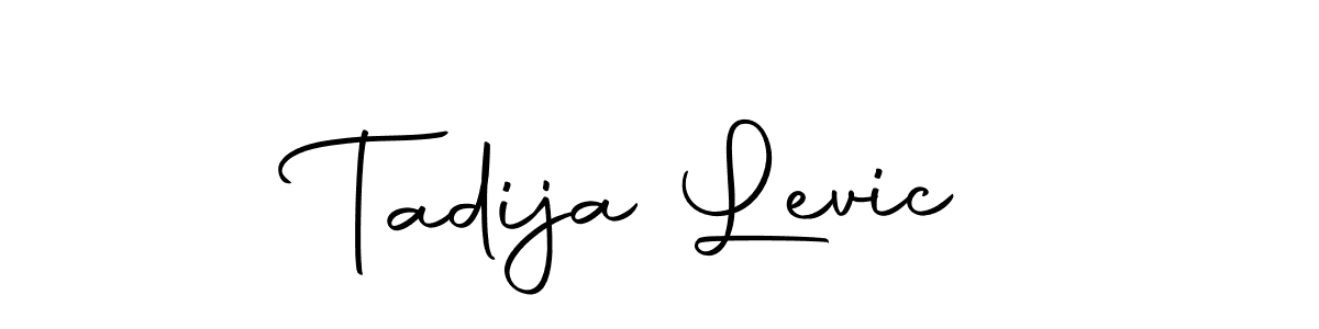 How to make Tadija Levic signature? Autography-DOLnW is a professional autograph style. Create handwritten signature for Tadija Levic name. Tadija Levic signature style 10 images and pictures png