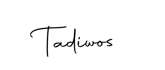 Make a beautiful signature design for name Tadiwos. With this signature (Autography-DOLnW) style, you can create a handwritten signature for free. Tadiwos signature style 10 images and pictures png