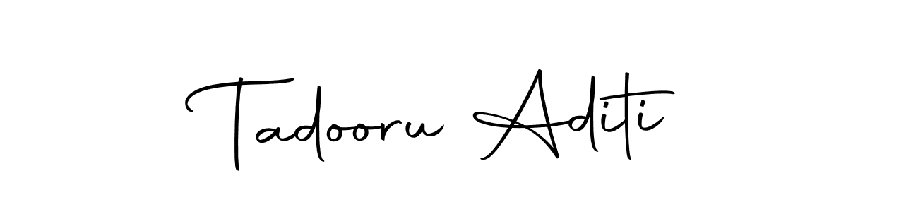 Make a beautiful signature design for name Tadooru Aditi. Use this online signature maker to create a handwritten signature for free. Tadooru Aditi signature style 10 images and pictures png