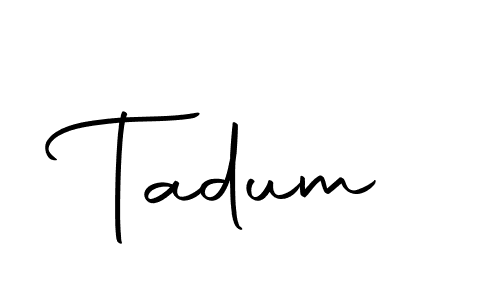 How to make Tadum name signature. Use Autography-DOLnW style for creating short signs online. This is the latest handwritten sign. Tadum signature style 10 images and pictures png