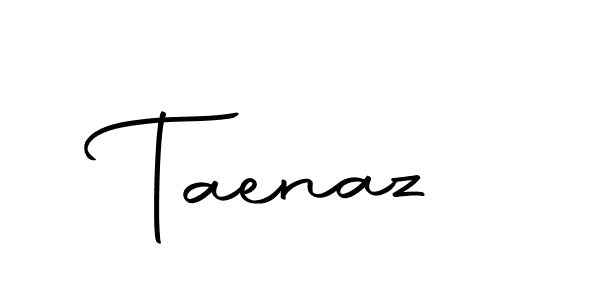 The best way (Autography-DOLnW) to make a short signature is to pick only two or three words in your name. The name Taenaz include a total of six letters. For converting this name. Taenaz signature style 10 images and pictures png