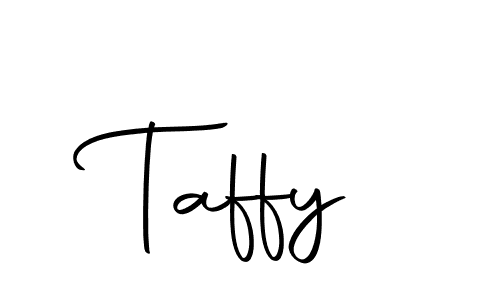 Create a beautiful signature design for name Taffy. With this signature (Autography-DOLnW) fonts, you can make a handwritten signature for free. Taffy signature style 10 images and pictures png